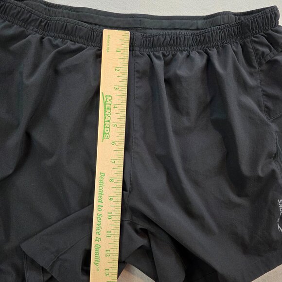 Brooks Men's Sherpa 5" Running Shorts Black Lightweight Mesh Pockets Wicking XL - Picture 12 of 15
